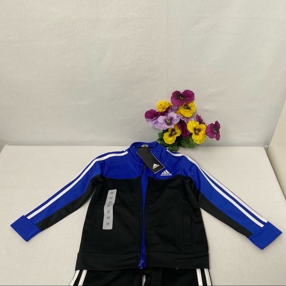 Adidas boys’ tricot jacket and pant 2-piece set,NWT - Picture 3 of 8